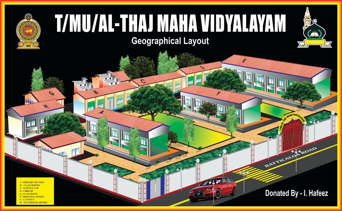 School geographical layout